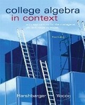 Cover: College Algebra in Context with Applications for the Managerial, Life, and Social Sciences - Pearson