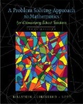 Cover: A Problem Solving Approach to Mathematics for Elementary School Teachers - Pearson