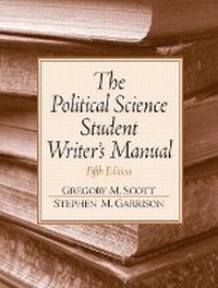 Enlarge image Cover: Political Science Student Writer's Manual - Pearson