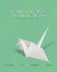 Enlarge image Cover: Calculus and its Applications - Pearson