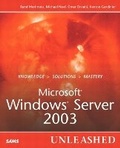 Cover: Microsoft Windows Server 2003 Unleashed - Sams Publishing