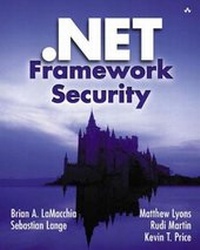 Enlarge image Cover: .NET Framework Security - Addison Wesley
