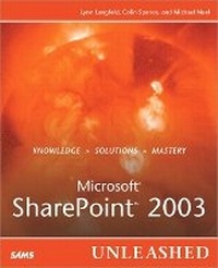 Enlarge image Cover: Microsoft SharePoint 2003 Unleashed - Sams Publishing