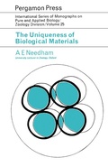 Cover: The Uniqueness of Biological Materials - Elsevier