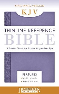 Enlarge image Cover: KJV Thinline Reference Bible Lilac - Hendrickson Publishers Inc