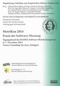 Cover: MetriKon 2014 - Praxis der Software-Messung - Shaker