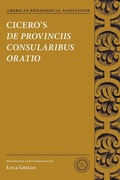 Cover: Cicero's De Provinciis Consularibus Oratio - Oxford University Press Inc