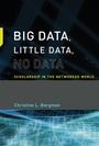 Cover: Big Data, Little Data, No Data - MIT Press