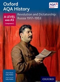 Cover: Oxford AQA History for A Level: Revolution and Dictatorship: Russia 1917-1953 - Oxford University Press