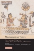 Cover: Mesoamerican Voices - Cambridge University Press