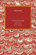 Cover: Maximes - Cambridge University Press