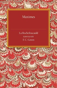 Enlarge image Cover: Maximes - Cambridge University Press