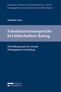 Abbildung von: Schadenersatzansprüche bei fehlerhaftem Rating - Verlag Österreich