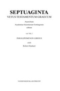 Cover: Septuaginta. Band 7,2 - Vandenhoeck & Ruprecht
