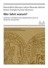 Enlarge image Cover: Wer lehrt warum? - AVA