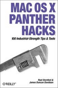 Enlarge image Cover: Mac OS X Panther Hacks - O'Reilly