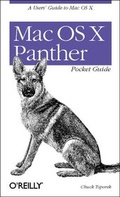 Cover: Mac OS X Panther Pocket Guide - O'Reilly