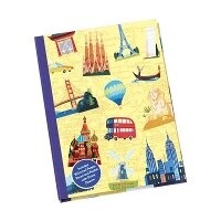 Enlarge image Cover: All Around the World Deluxe Journal - Mudpuppy Press