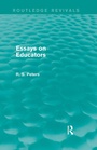 Cover: Essays on Educators (Routledge Revivals) - Routledge