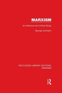 Cover: Marxism (RLE Marxism) - Routledge