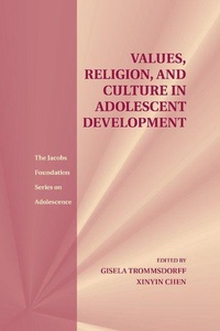 Enlarge image Cover: Values, Religion, and Culture in Adolescent Development - Cambridge University Press