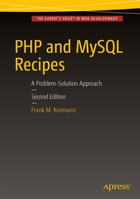 Enlarge image Cover: PHP and MySQL Recipes - APress