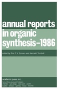 Cover: Annual Reports in Organic Synthesis - 1986 - Academic Press
