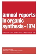 Cover: Annual Reports in Organic Synthesis - 1974 - Academic Press