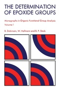 Cover: The Determination of Epoxide Groups - Elsevier