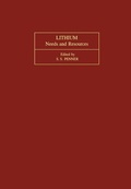 Cover: Lithium Needs and Resources - Elsevier