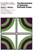 Cover: The Determination of Hydrazino-Hydrazide Groups - Elsevier