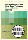 Cover: Microanalysis by the Ring-Oven Technique - Elsevier