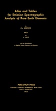 Cover: Tables for Emission Spectrographic Analysis of Rare Earth Elements - Elsevier