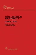Cover: Non-Aqueous Solutions - 5 - Elsevier