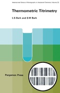 Cover: Thermometric Titrimetry - Elsevier
