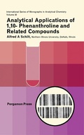Cover: Analytical Applications of 1,10-Phenanthroline and Related Compounds - Elsevier