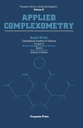 Cover: Applied Complexometry - Elsevier