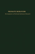 Cover: Primate Behavior - Academic Press
