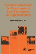 Cover: An Introduction to Economics for Students of Agriculture - Elsevier