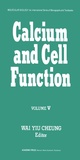 Cover: Calcium and Cell Function - Academic Press
