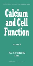 Cover: Calcium and Cell Function - Academic Press