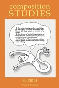 Cover: Composition Studies 42.2 (Fall 2014) - Parlor Press