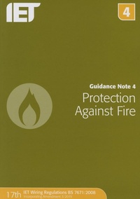 Enlarge image Cover: Guidance Note 4: Protection Against Fire - Institution of Engineering and Technology