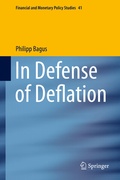 Cover: In Defense of Deflation - Springer