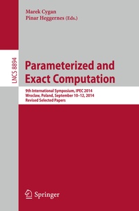 Abbildung von: Parameterized and Exact Computation - Springer