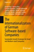 Cover: The Internationalization of German Software-based Companies - Springer