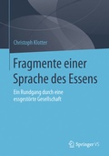Cover: Fragmente einer Sprache des Essens - Springer VS