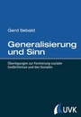 Cover: Generalisierung und Sinn - UVK