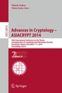 Cover: Advances in Cryptology -- ASIACRYPT 2014 - Springer
