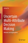 Cover: Uncertain Multi-Attribute Decision Making - Springer